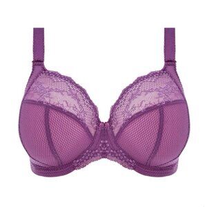 NWT - 32L- Elomi Charley Stretch Plunge Bra in Pansy- Purple